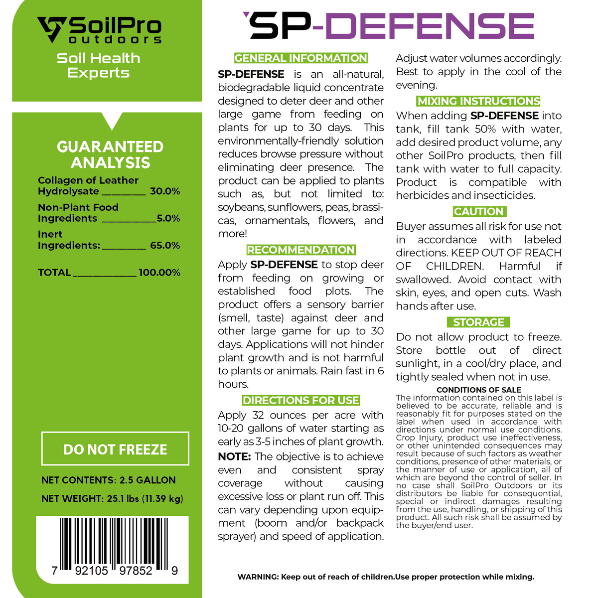SP-DEFENSE – SoilPro Outdoors